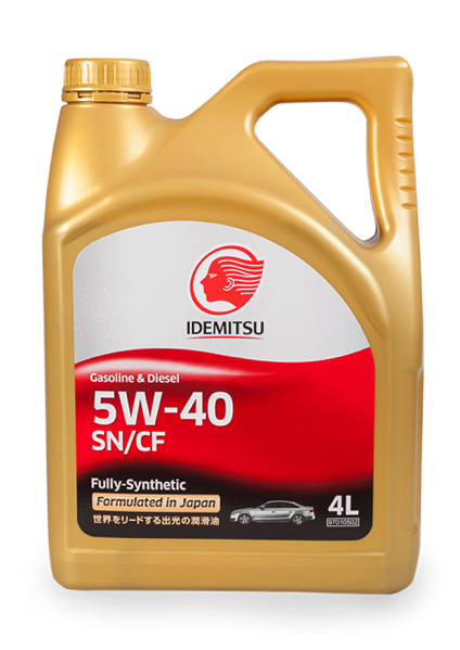 Моторное масло IDEMITSU 5W-40 SN/CF F-S, 4л